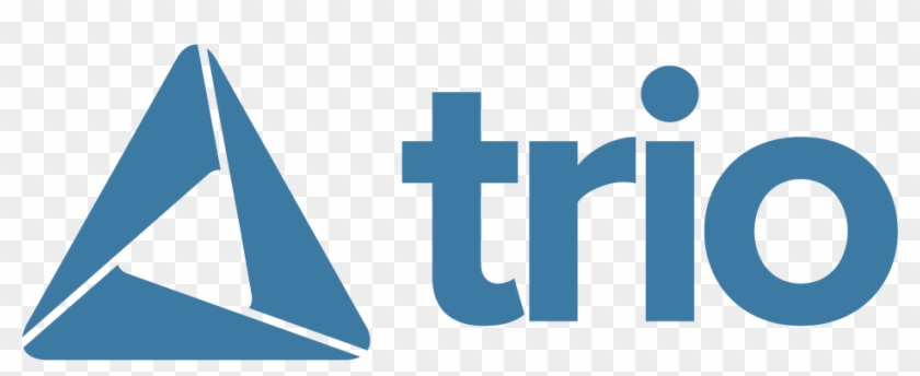 Trio Logo Full Blue Rgb - Cross Clipart