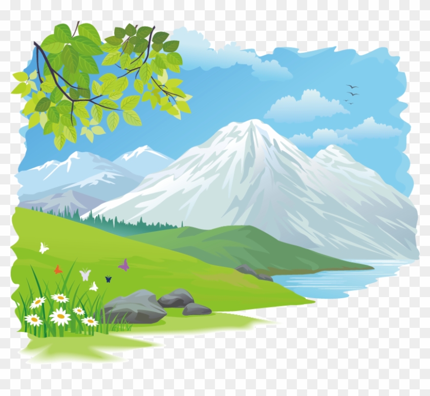 Png Library Library Drawing Clip Art Beautiful Scenery - Nature Clipart Transparent Png #3033650