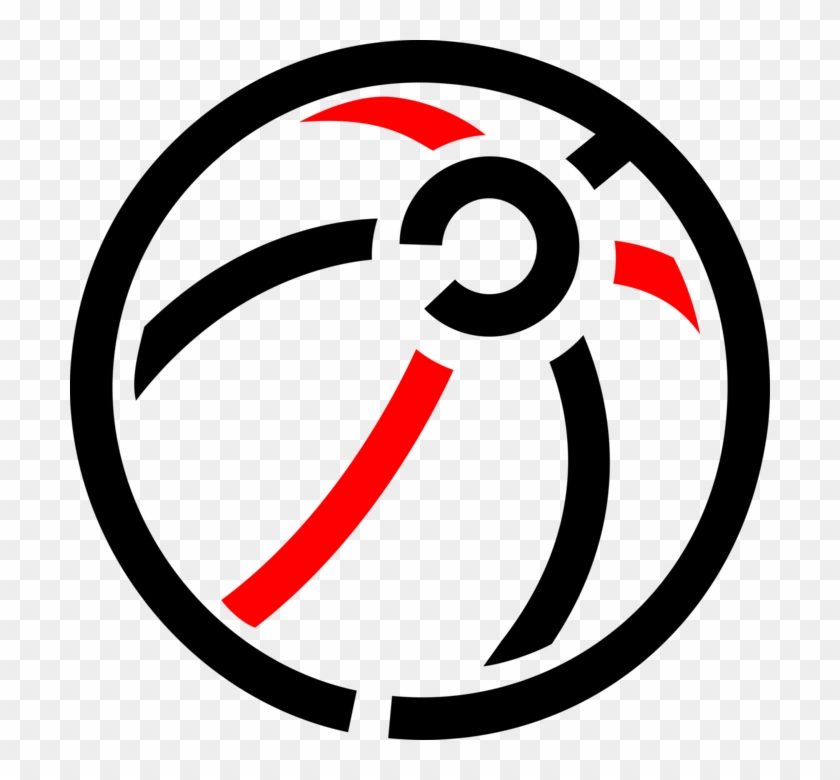 Vector Illustration Of Inflatable Beach Ball Water Clipart