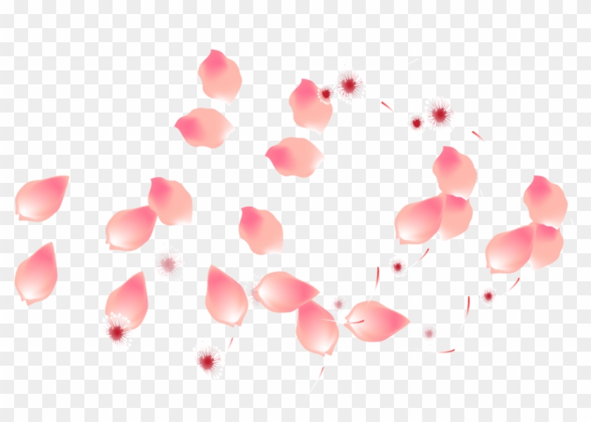 #ftestickers #flowers #petals #falling #pink - Lotion Clipart