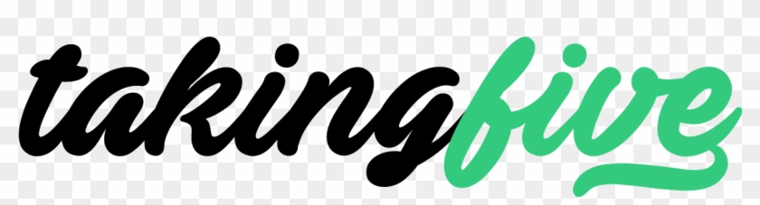 Taking Five - Calligraphy Clipart #3034523