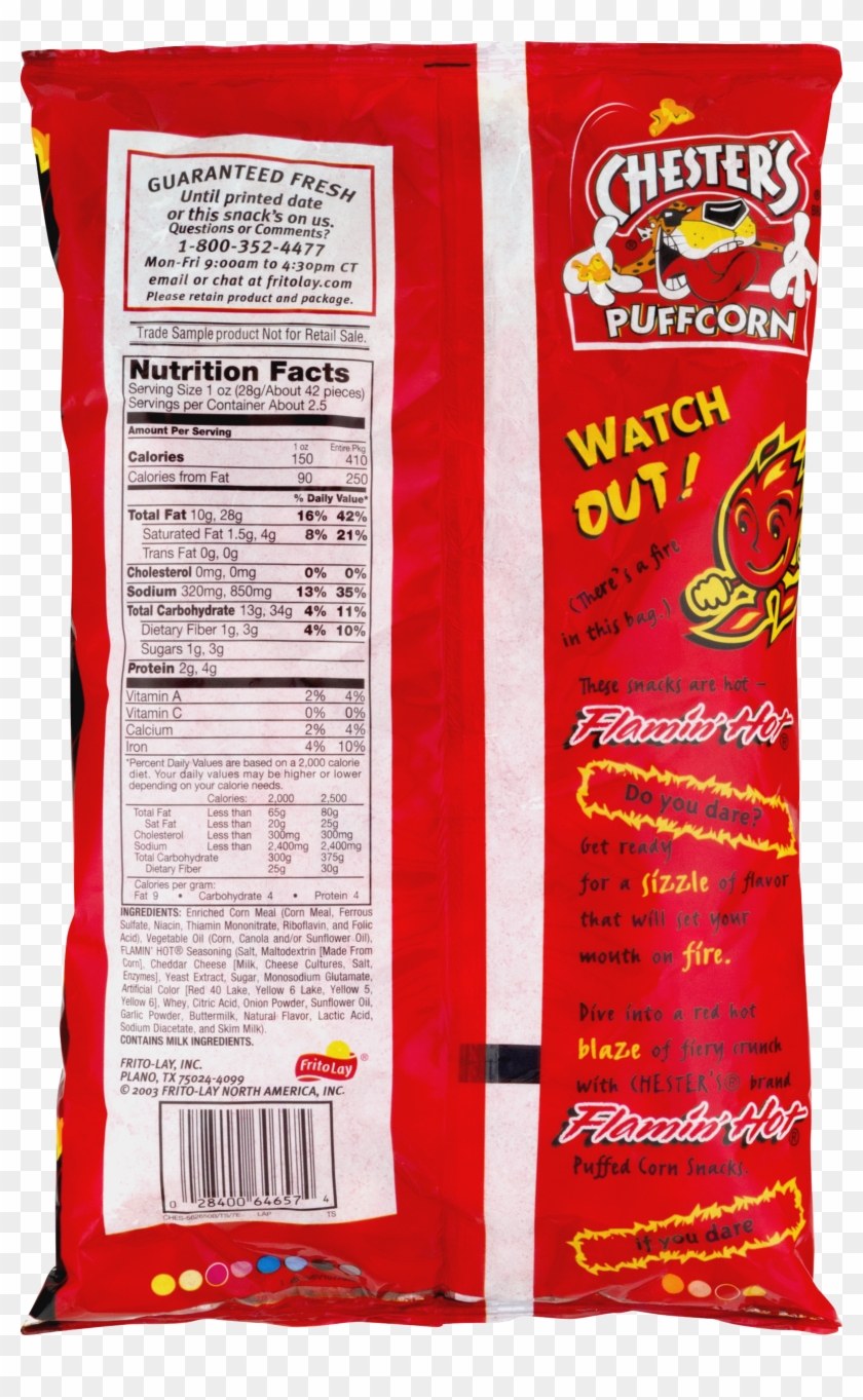 Hot Cheetos Puffcorn Calories - Snack Clipart
