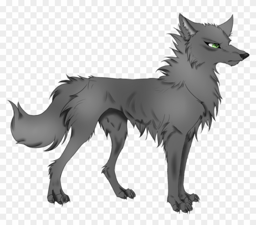 Cartoon Wolf Png - Anime Wolf Png Clipart