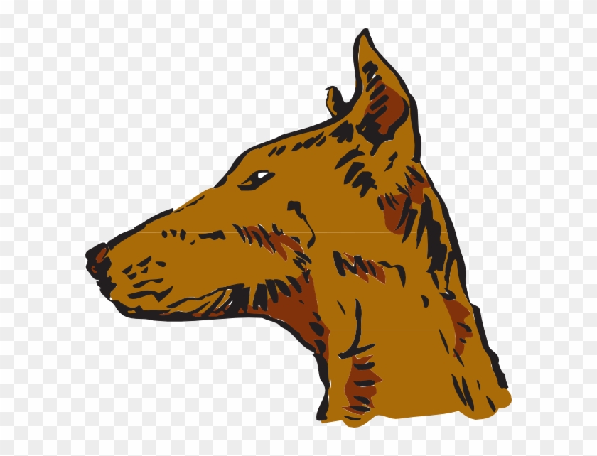 Dog Head Side View Svg Clip Arts 600 X 562 Px - Dog Head Side View Png Transparent Png