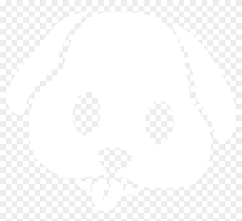 White Dog Head Clipart