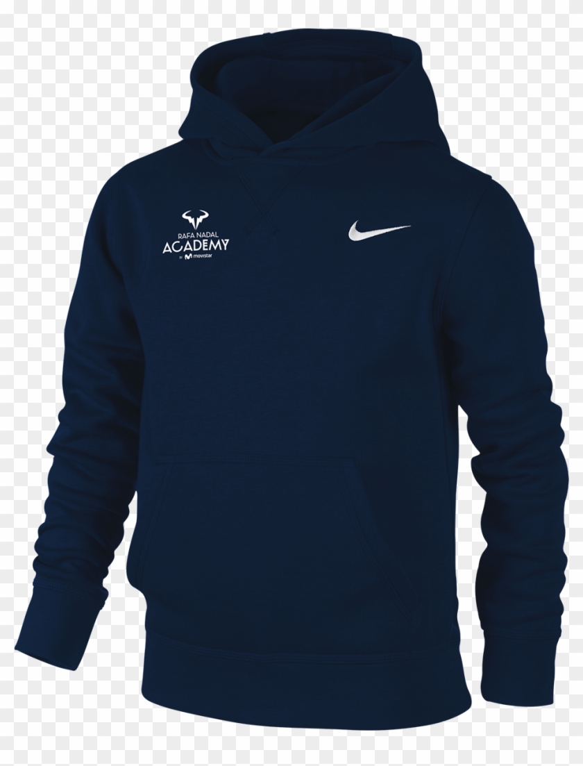 Dark Blue Sweatshirt For Children - Nike Black Pullover Hoodie Clipart