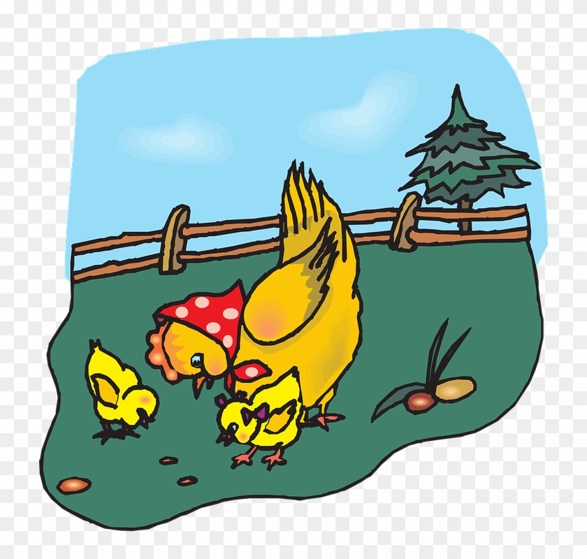 Chicken Clipart Eating - Chicken Clip Art - Png Download #3035523