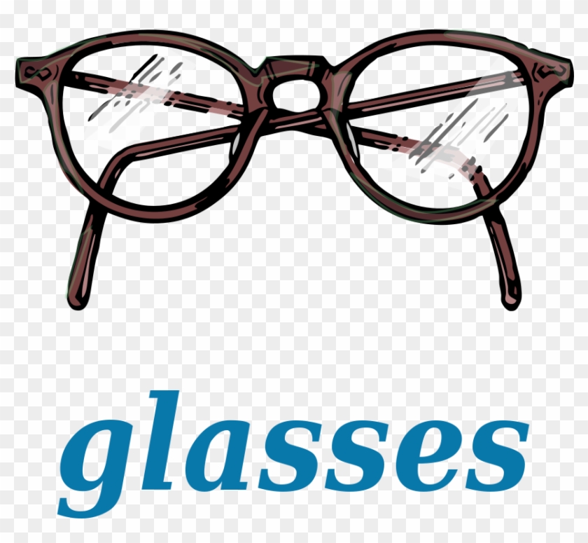 Cat Eye Glasses Png - Glasses Drawing Png Clipart