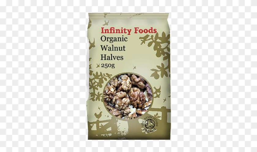 Organic Walnut Halves - Infinity Chia Seeds Clipart #3036334