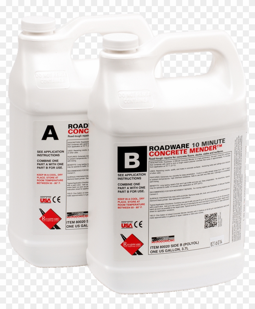 80020 Two-gallon Kit Of Roadware 10 Minute Concrete - Plastic Clipart #3036497