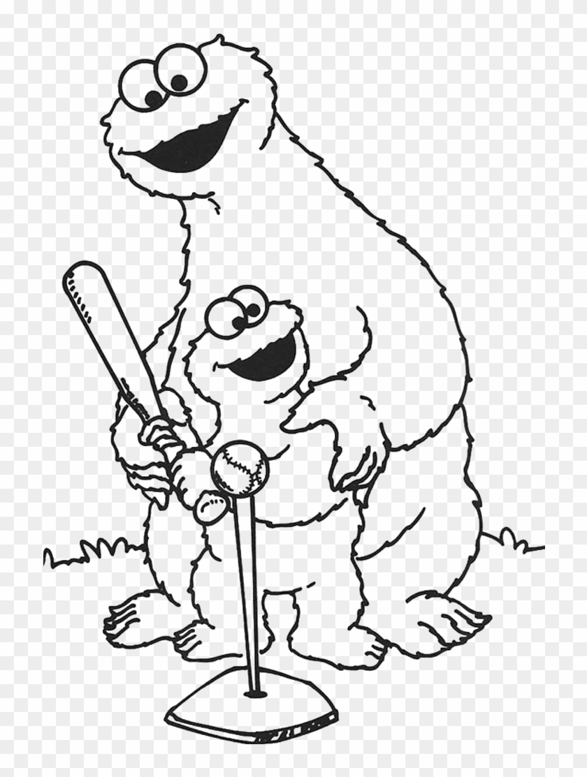 Sesame Street Coloring Pages Clipart