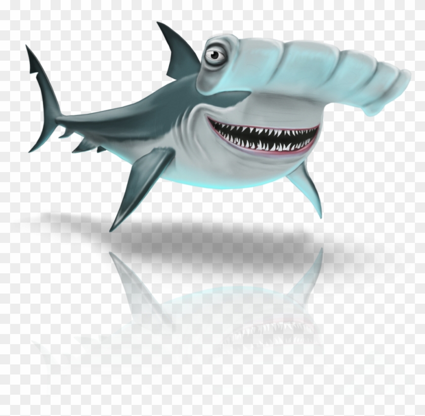 Hammerhead Shark Survival Character Clipart #3036642