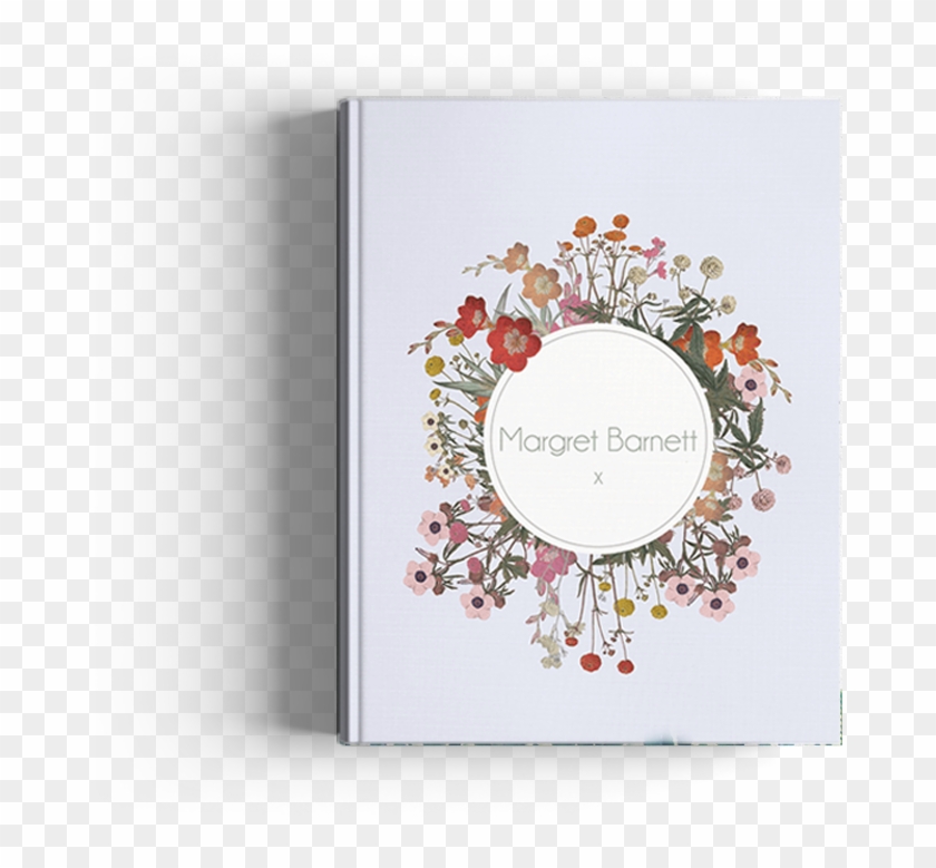 Picture Of Vintage Flowers Journal - Picture Frame Clipart