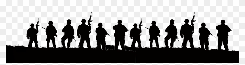 Soldiers Png - Silhouette Clipart #3037479