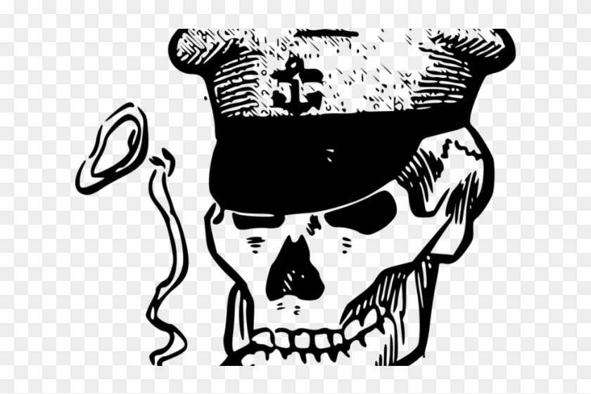 Skull Clipart Captain - Old Captain - Png Download