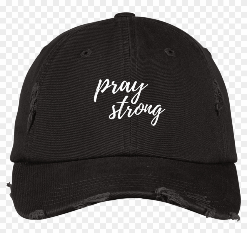 Pray Strong District Distressed Dad Cap - Baseball Cap Clipart