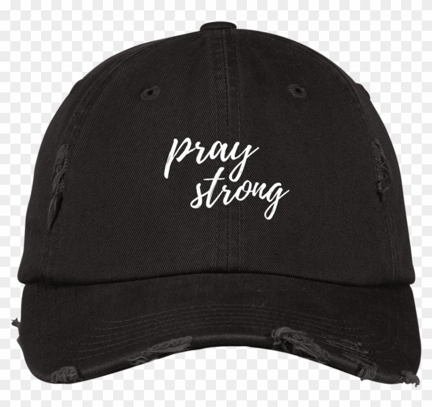 Pray Strong District Distressed Dad Cap - Baseball Cap Clipart #3038294