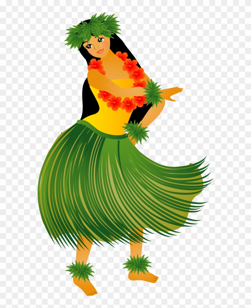 Hawaiian Aloha Tropical - Aloha Dancer Clipart Png Transparent Png
