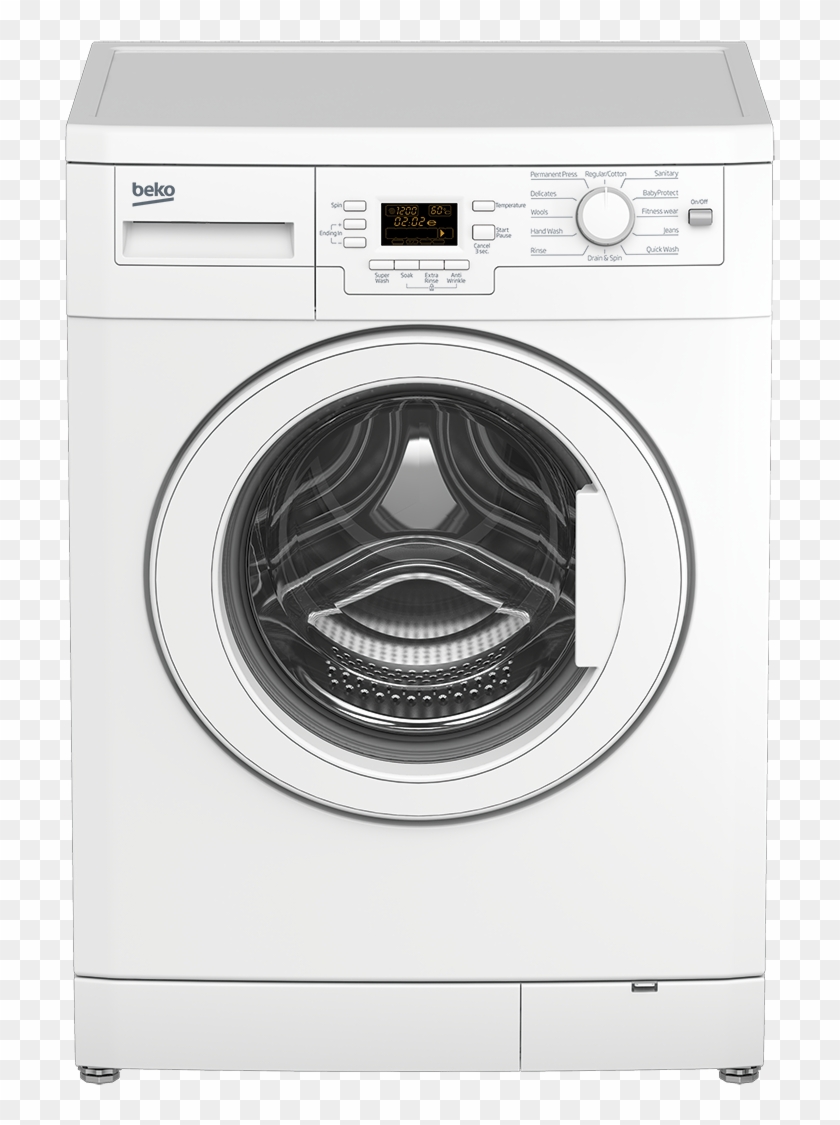 24" Front Load Washer - Washing Machine Clipart