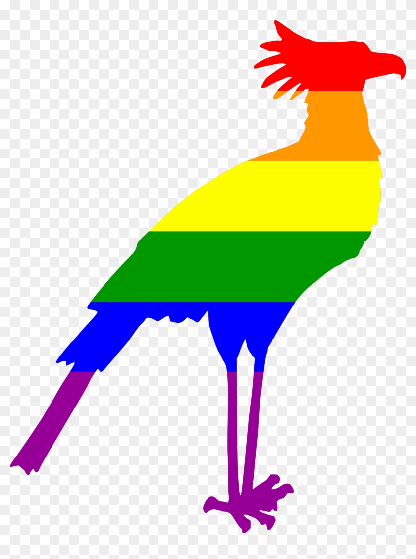 Clipart Free Download Secretary Colours Big Image Png - Silhouette Secretary Bird Transparent Png