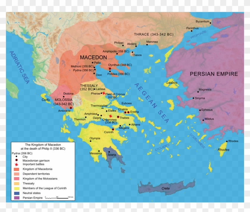 Macedonia - Ancient Macedonia Borders Clipart #3039273