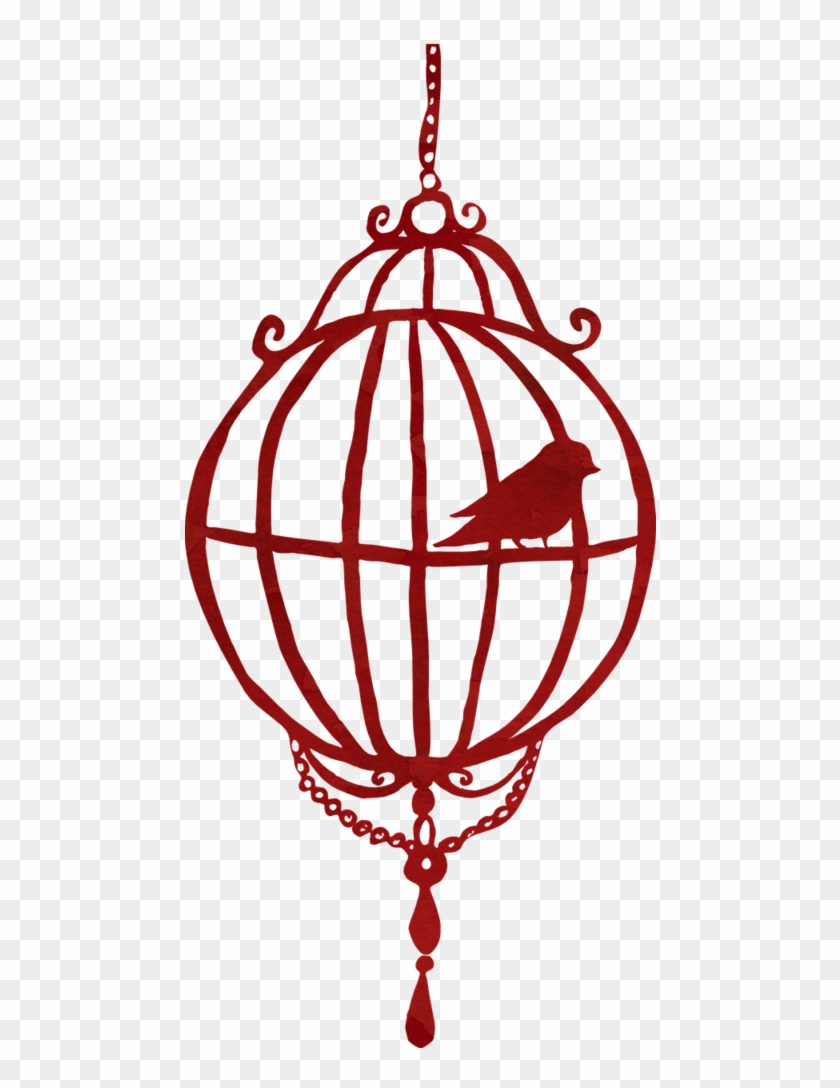 Birdcage Bird Cage, Animals - Silhouette Bird Cage Clipart