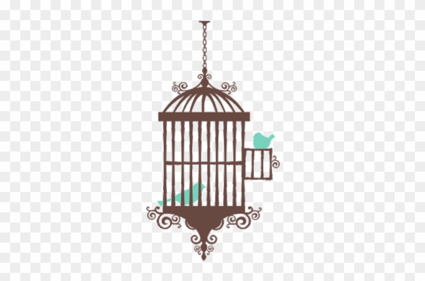 #birdcage #birds #cage #vintage #vogelkäfig #vögel - Bird And Cage Quote Clipart