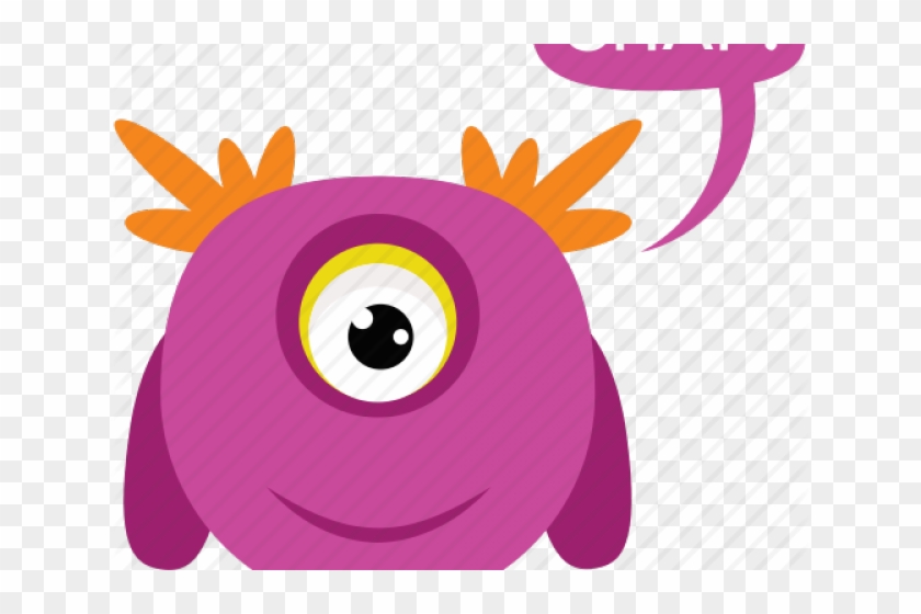 Pink Eyes Clipart Scary Monster - Monster - Png Download #3039633