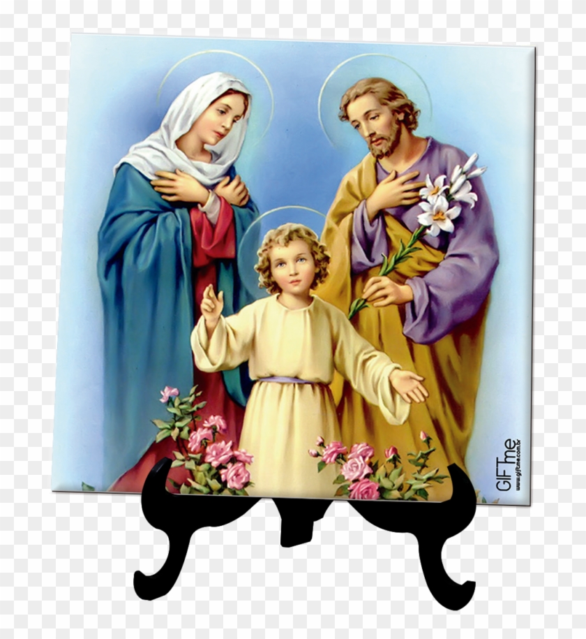 Azulejo Personalizado Sagrada Família - Jesus And Mama Mary Clipart #3040442