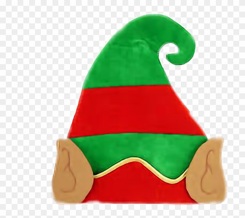 Gorro Duende Sticker Wagnermacias Png Gorro De Duende - Elf Hat With Ears Clipart