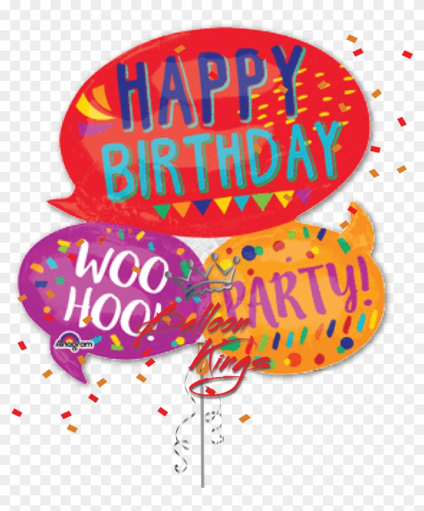Happy Birthday Bubbles - Birthday Bubbles Png Clipart