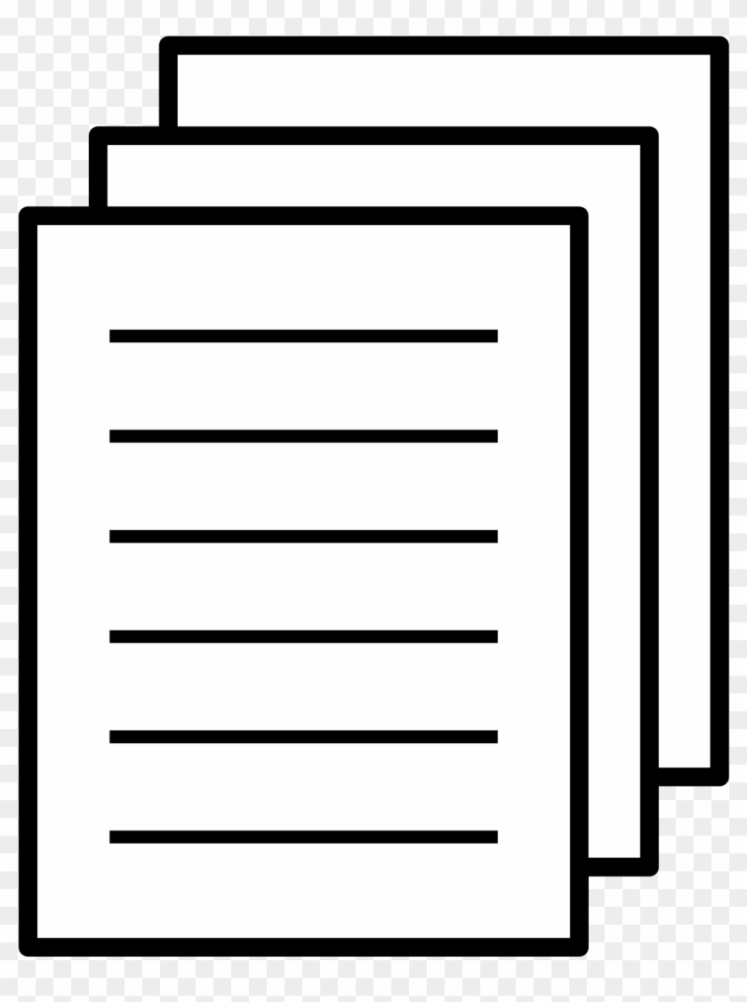 Papers Icon Png - White Paper Icon Png Clipart