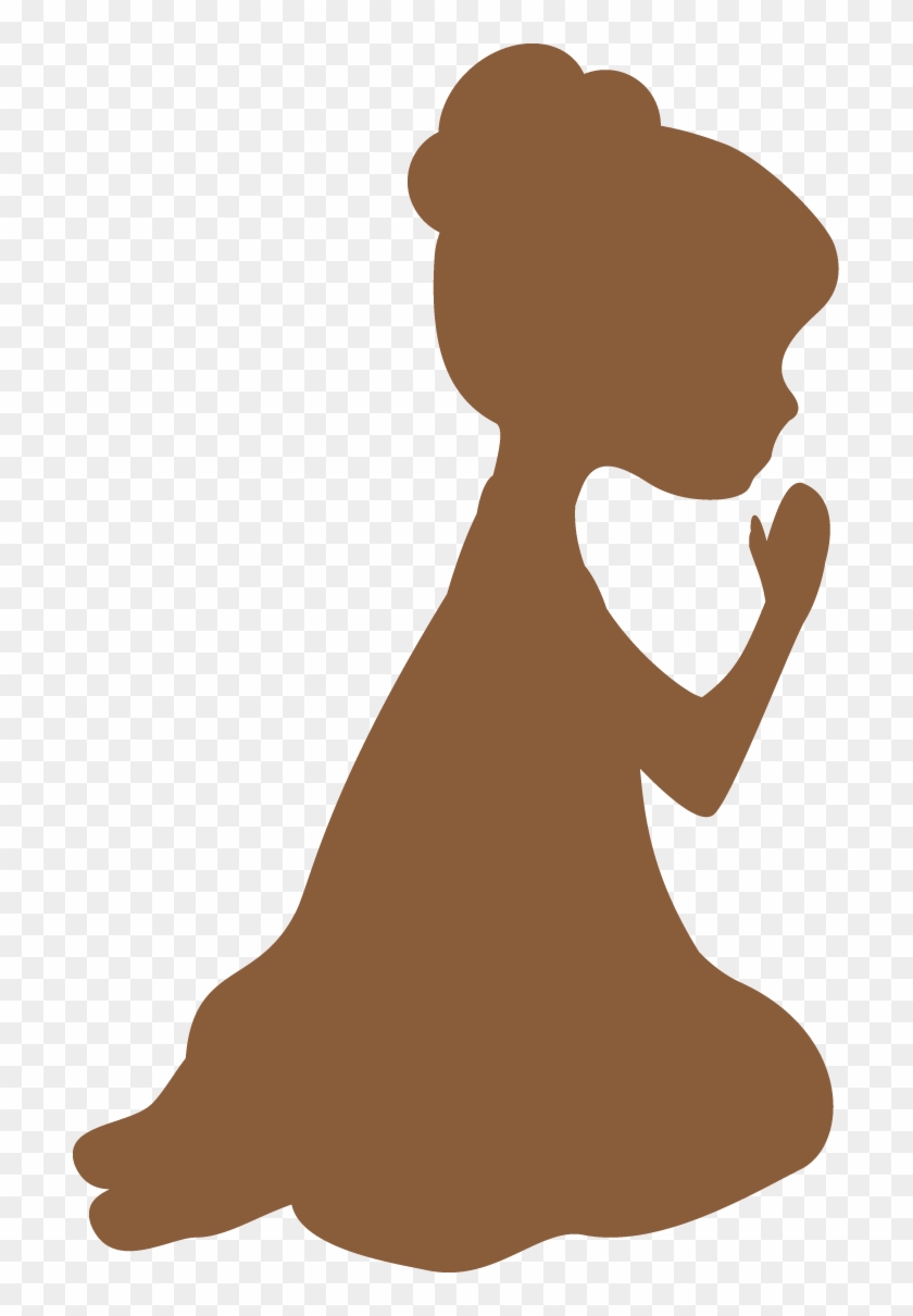 Can Use For Book Cover, First Communion Silhouette - Siluetas Para Primera Comunion Clipart
