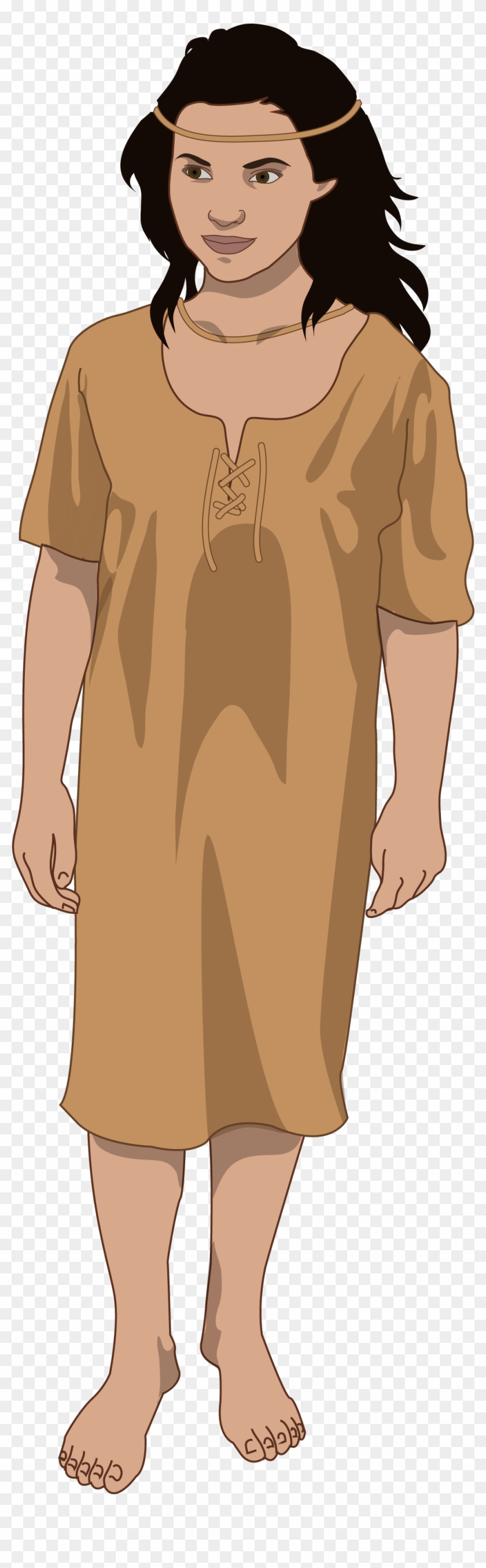 Aborigen Mujer - Aborigen Canario Clipart #3041906
