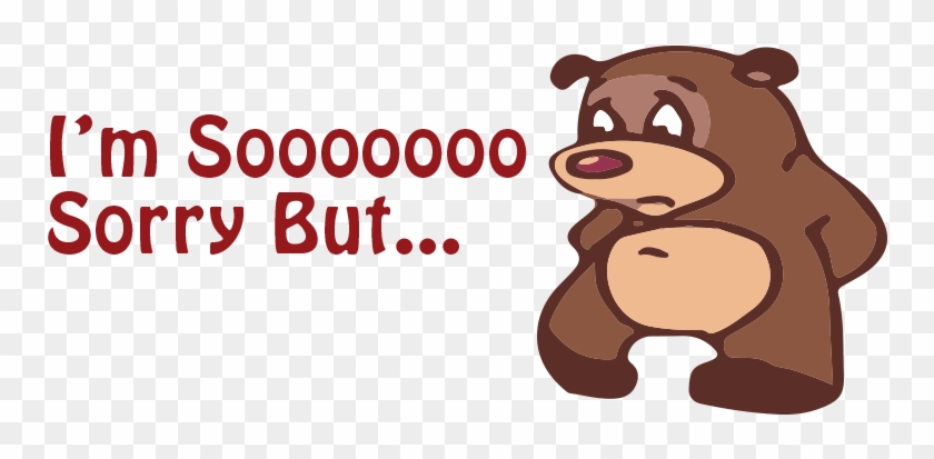 Sorry - Teddy Bear Clipart