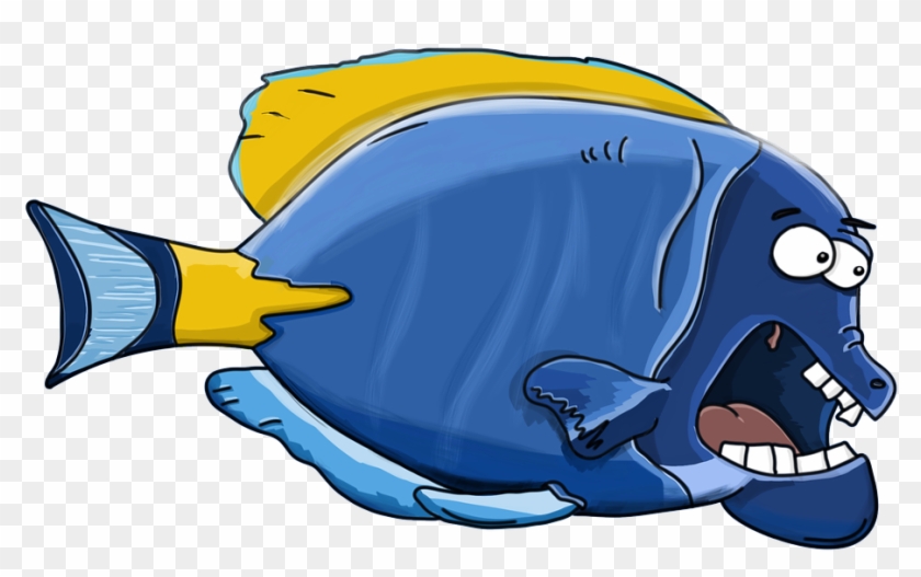 Picture Of Cartoon Fish - Cartoon Clipart #3042309