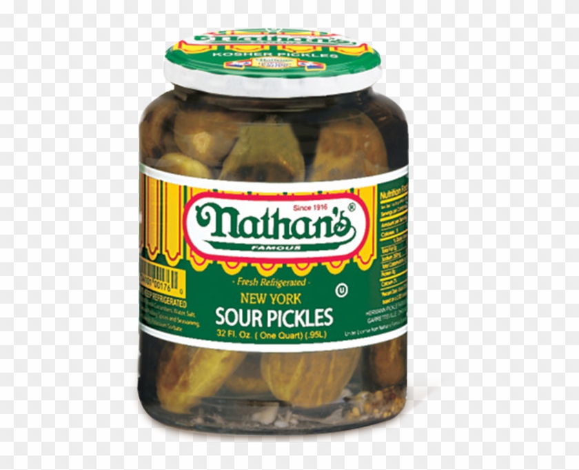 New York Sour Pickles - Nathan's Hot Dogs Big Pack Clipart #3042456