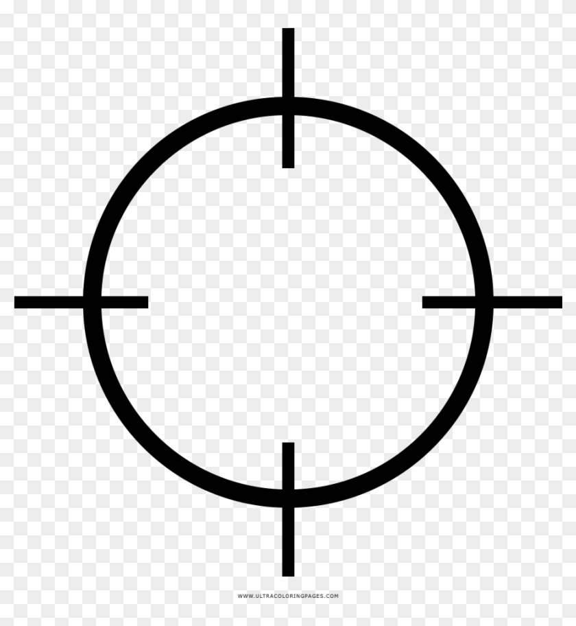 Crosshair Coloring Page - Nautical Compass Wall Decor Metal Clipart