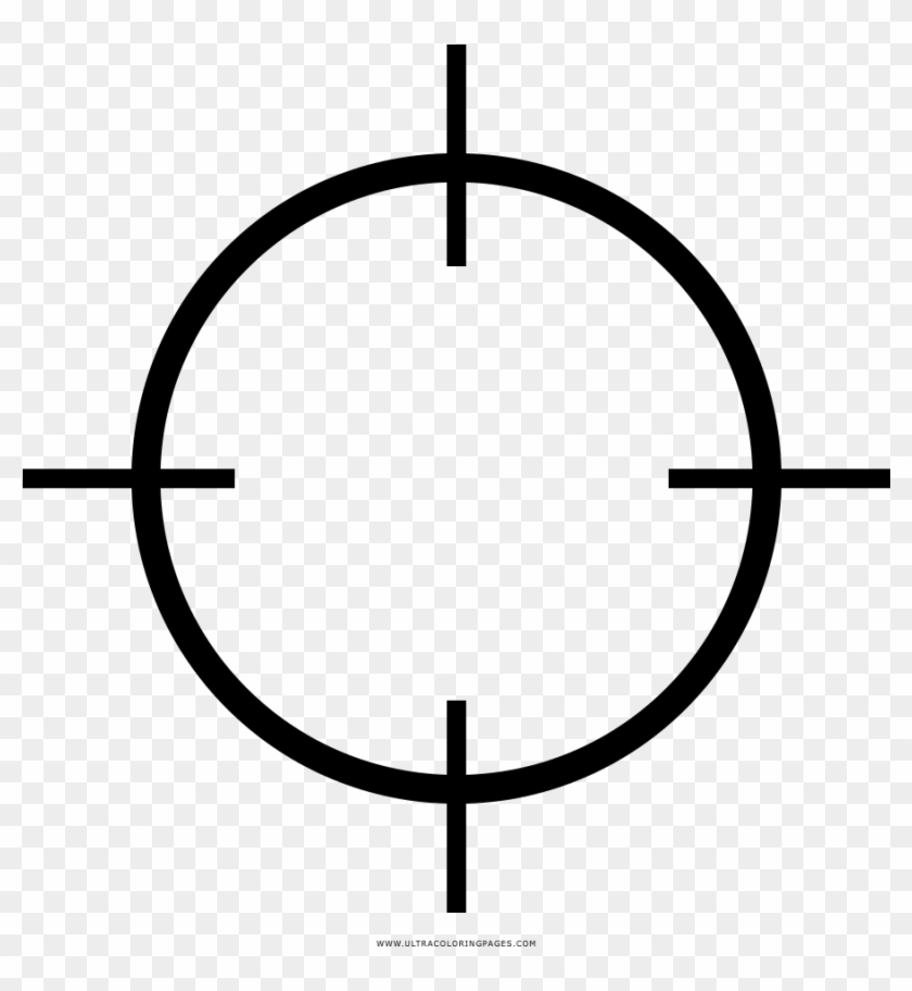 Crosshair Coloring Page - Nautical Compass Wall Decor Metal Clipart #3042732