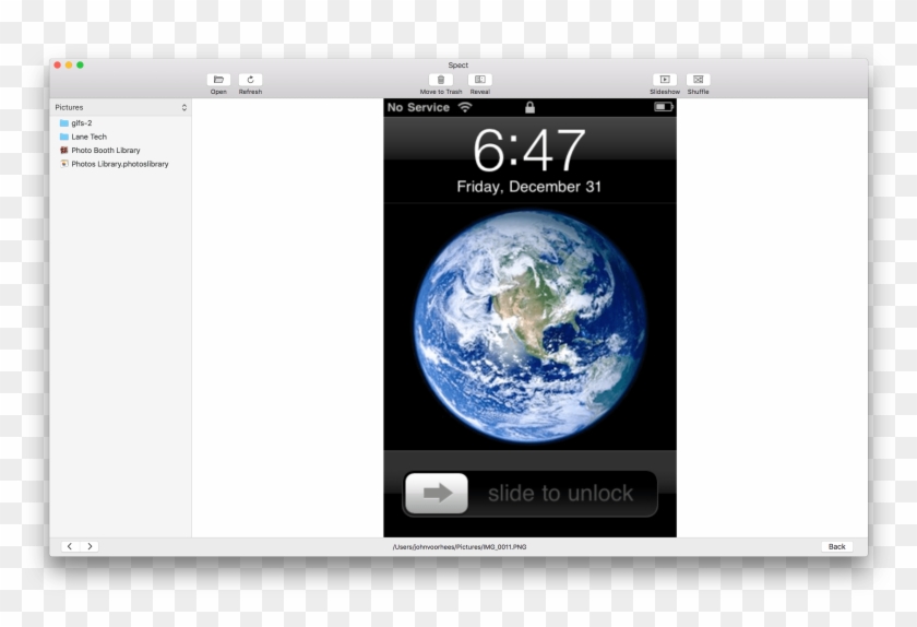 Previewing An Image In Spect - Iphone 2g Clipart