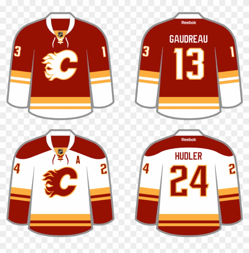 Flames - Sports Jersey Clipart #3042883