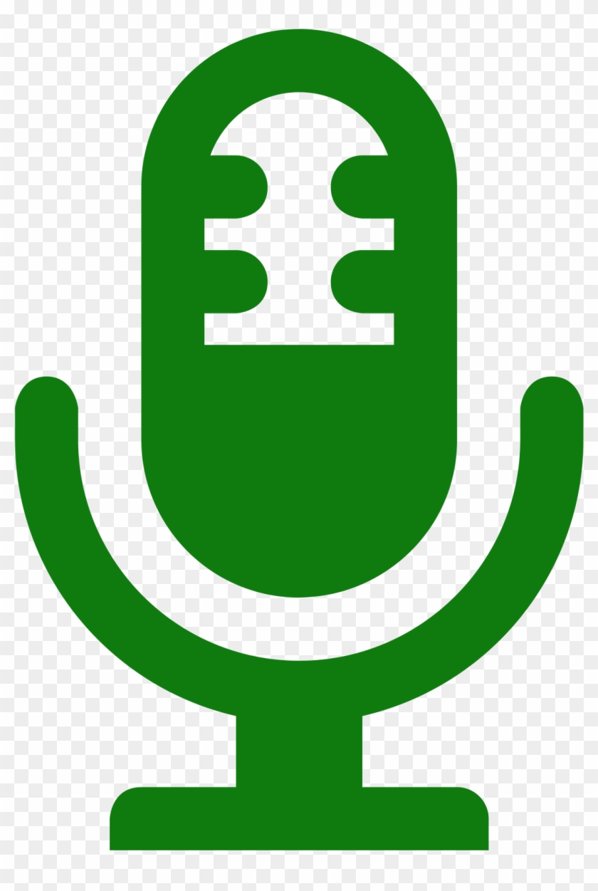 Green Mic Icon Png Clipart