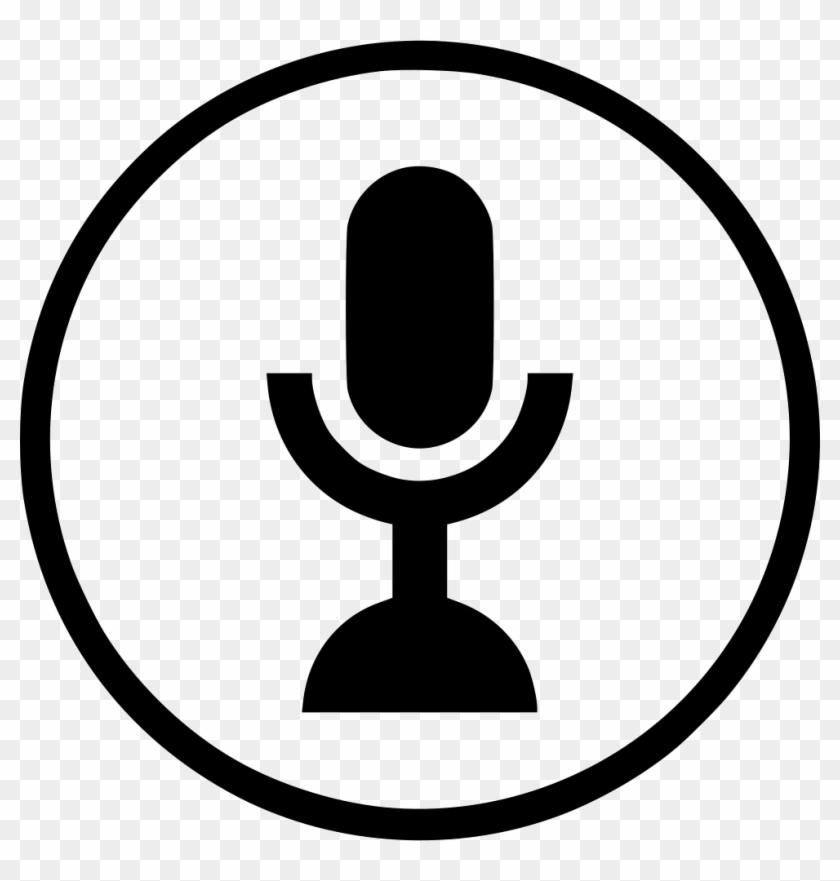 Mic Microphone Record Rec Round Ui Icon Free Download - Vitruvian Man Stick Figure Clipart #3042962