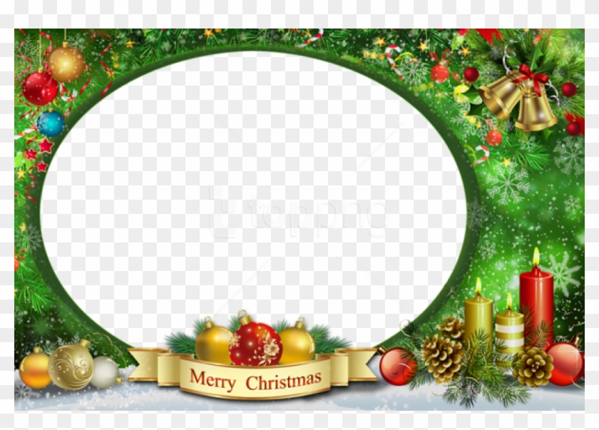 Christmas Frame Png - Christmas Photo Frame Png Clipart #3043303