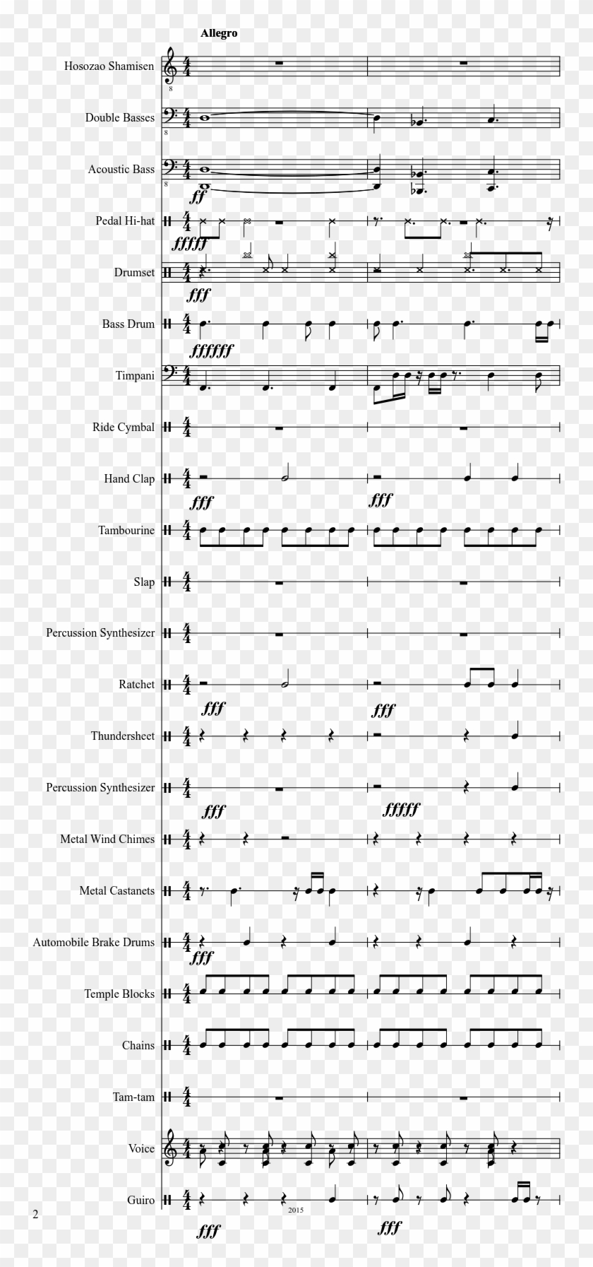 Dog Days Are Over - Sheet Music Clipart