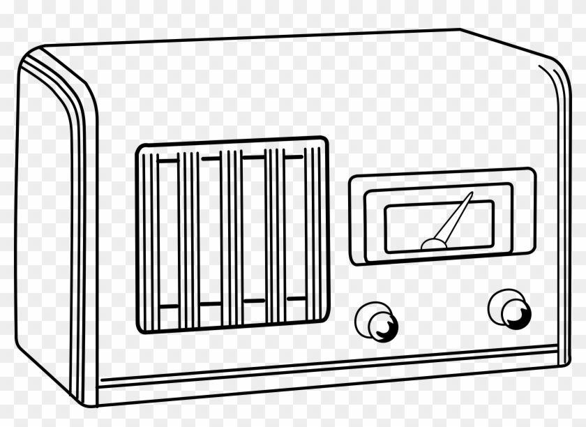 This Free Icons Png Design Of Radio Silent - Old Radio Coloring Pages Clipart