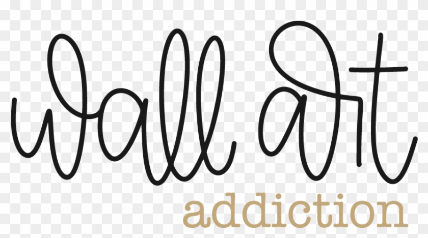 Wall Art Addiction - Calligraphy Clipart #3043786