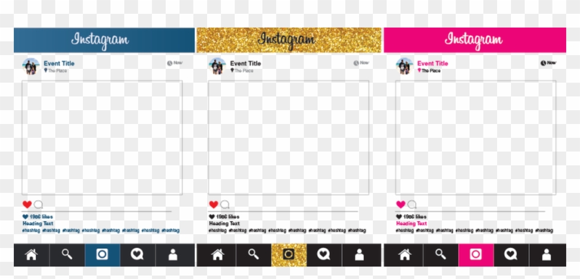 The Pink Tank - Instagram Photo Frame Transparent Clipart
