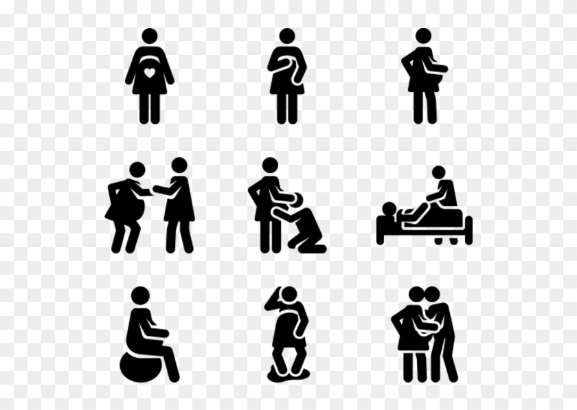 Maternity - Silhouette Clipart #3044021