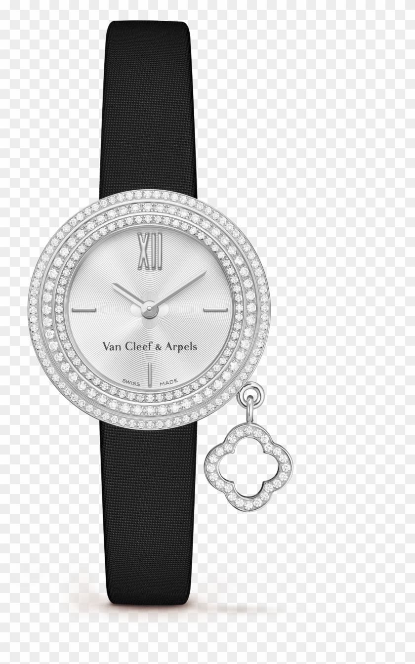 Charms Watch, White Gold, Diamonds ,satin,self Interchangeable - Analog Watch Clipart #3044310